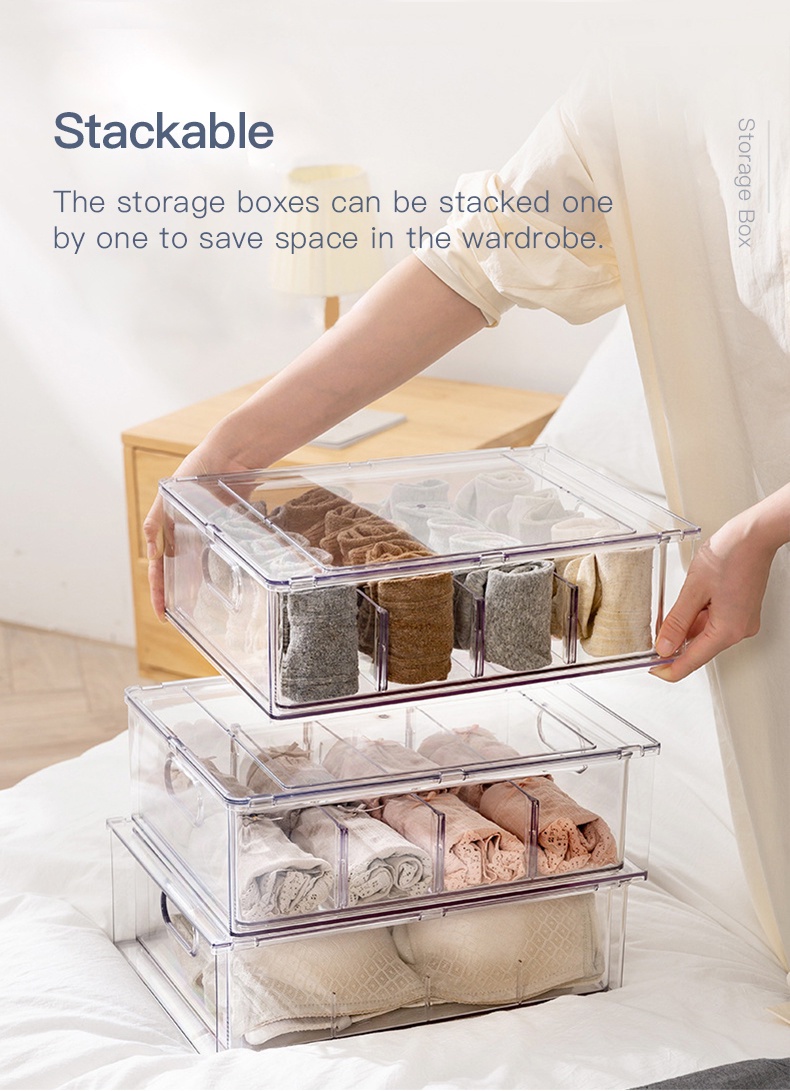 Transparent Drawer Storage Box-3